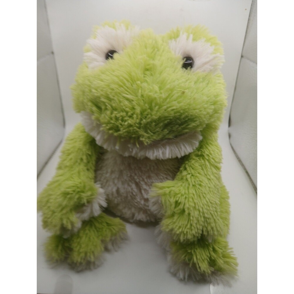 Warmies Frog Lavender Heating Plush Warming Pad Green Microwave